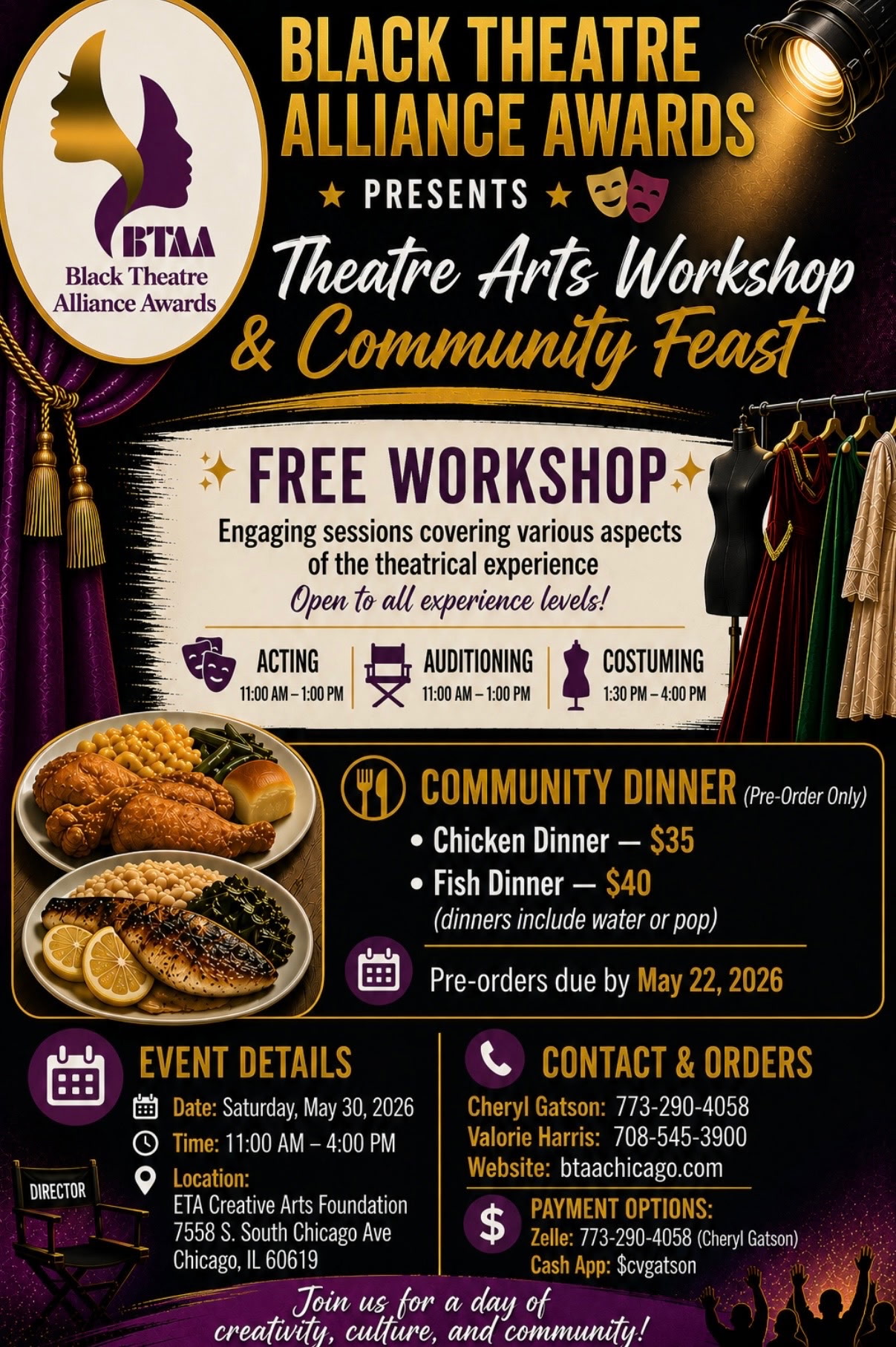 Theatre Arts Workshop & Community Feast